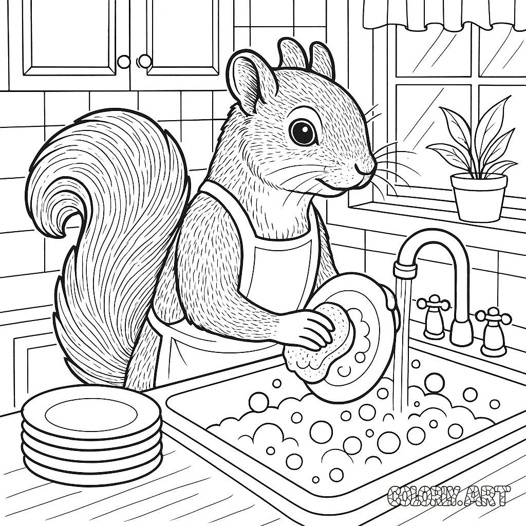 Animal Chore Portrait